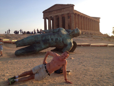 Quentin en mode Gainage
